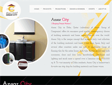 Tablet Screenshot of ansar-city.com